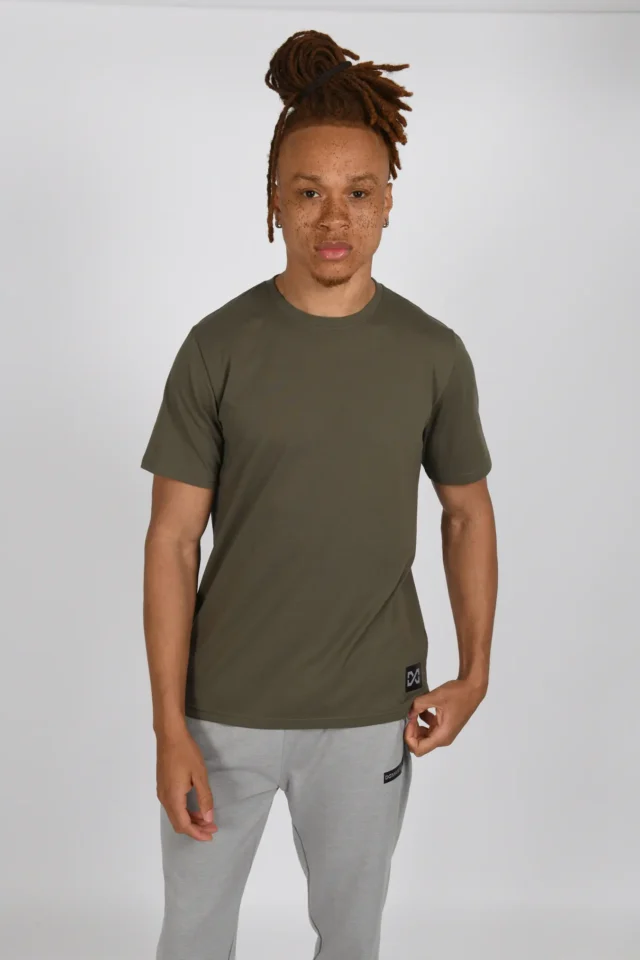 Khaki - Slim Fit Tee