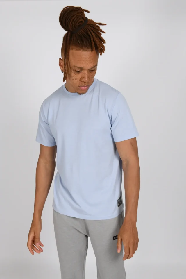 Light Blue - Slim Fit Tee - Image 3