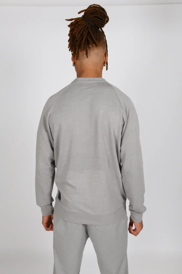 Lightweight Sweatshirt - Light Grey - Image 4
