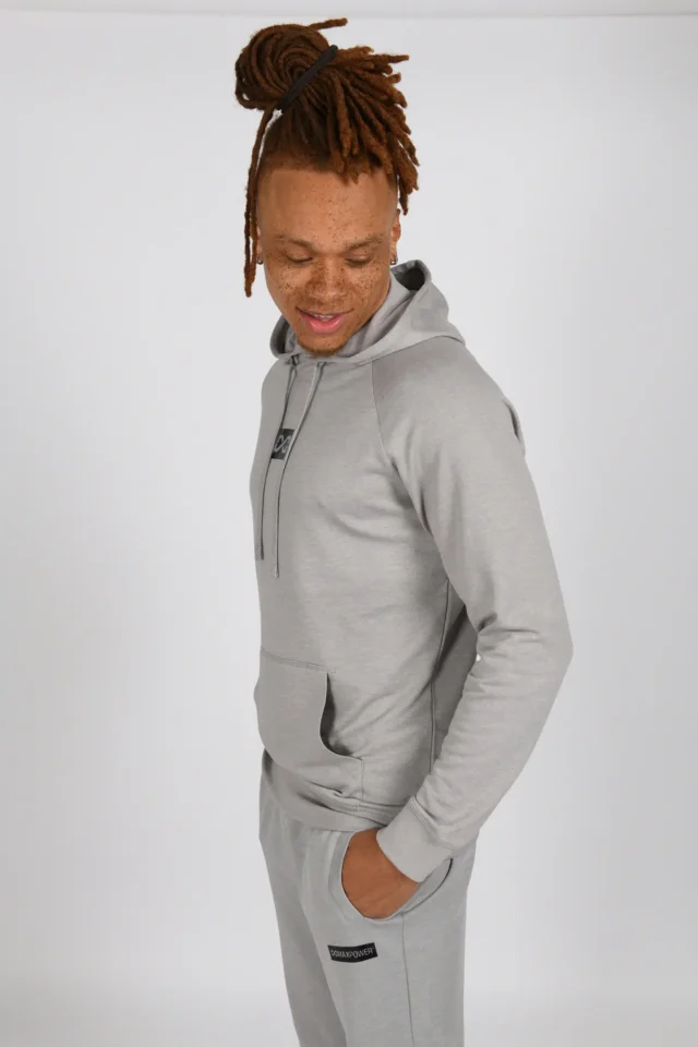 Lightweight Hoodie - Light Grey - Image 4