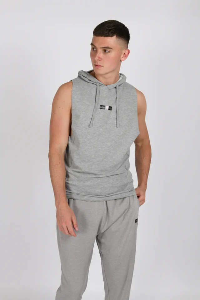 Muscle Hoodie - Heather Grey