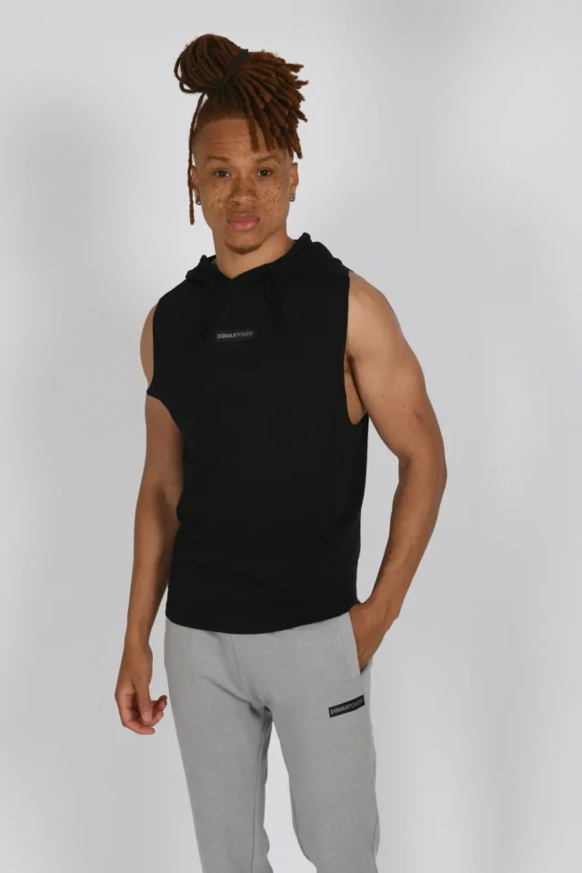 Muscle Hoodie - Black