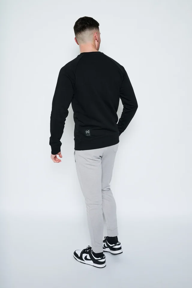 Heavyweight Terry Sweatshirt - Black - Image 4