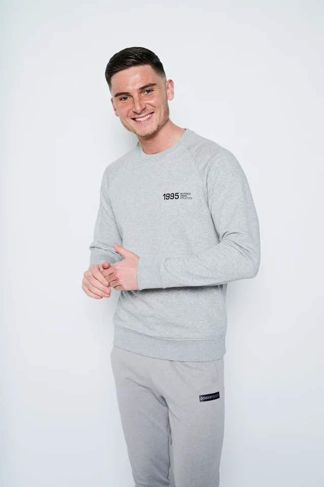 Heavyweight Terry Sweatshirt - Heather Grey - Image 3