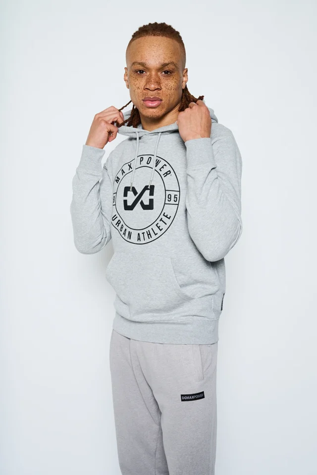 Heavyweight Terry Hoodies - Heather Grey