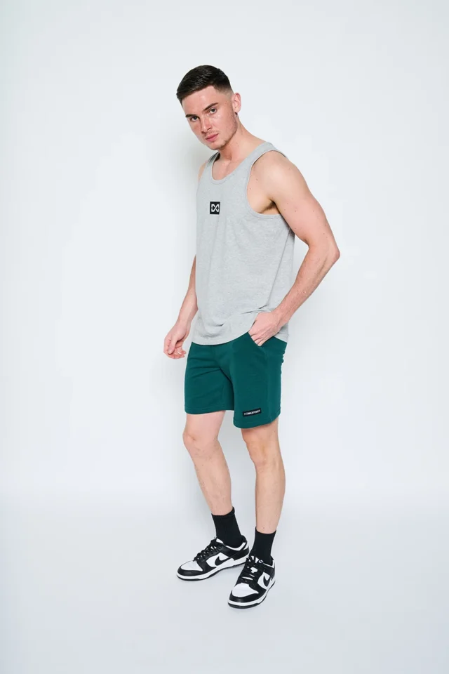 Midweight Terry Shorts - Glazed Green
